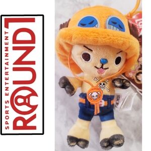 Exclusive Round1 Onepiece Orange and Blue Stuffed Anim